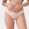 Tanga Europeia e Americana Feminina Transfronteiriça Sexy de Cintura Baixa Sem Costura com Design Sem Costura, Calcinhas Respiráveis de Seda de Gelo Atacado