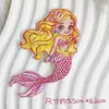 Nuevos Parches Bordados de Sirena para Ropa, Parches Decorativos para Ropa y Bolsos, Bordado Autoadhesivo Mágico para Manualidades