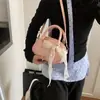 Bolsa de mão feminina, bolsa de ombro simples e elegante, nova bolsa feminina estilo coreano para o verão de 2026, adequada para compras e deslocamento, bolsa crossbody única