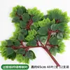 Ramas de Árbol Falsas Hojas Árbol de Ingeniería Atado Decoración de Boda al Aire Libre Ramas de Árbol Banyan Hojas de Árbol de Olmo Hojas de Arce con Hojas Plantas de Plástico