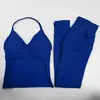 Conjunto de Ropa de Yoga Transfronterizo para Mujer, Conjunto de Fitness de Cintura Alta Levanta Glúteos, Pantalones de Yoga Ajustados de Secado Rápido para Deporte con Efecto Durazno en los Glúteos
