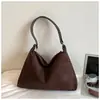 Bolso de alta gama, estilo vintage, de gran capacidad para mujer, en un moderno color marrón Maillard, perfecto para ir al trabajo, y un bolso tote versátil para otoño e invierno.