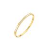 Pulsera Cuadrada de Alto Brillo con Diamantes de Acero de Titanio Transfronteriza Pulsera de Acero Inoxidable Sencilla de Lujo Ligero Acero de Titanio con Incrustaciones de Diamantes Finamente Pulida