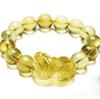 Joyería de Cristal al por Mayor Pulsera de Citrino Natural Hombres y Mujeres Pulsera de Cuerda de Mano Valiente Pulsera de Cuentas de Buda Joyería