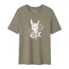 [Personalização Profissional] Camiseta Masculina de Manga Curta 100% Algodão Longo de Xinjiang Contagem 50 Impressa com Máquina de Impressão Direta da Marca Brother Importada