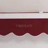 Cortina Ondulada com Babados Tecido Corrugado Borda Suspensa para Toldo Saia de Toldo