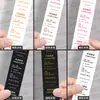 Etiqueta lavable cinta de carbón blanco rojo azul negro amarillo verde dorado en polvo marrón gris lavable planchable cinta de nailon cinta cinta TPU