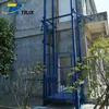 Elevador de Carga Hidráulico Simple de Fábrica de Almacén Elevador Eléctrico de Carga Plataforma Elevadora de Rieles para Taller