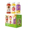 Jugo de Manzana Ligeramente Saborizado de Manzanas Red Fuji de Shaanxi + Ciruela Negra y Espino + Té Oolong de Ciruela Pasada, Caja Completa para Regalo