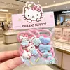 Diademas para el cabello de Hello Kitty para niñas, bandas para el cabello de toalla que no dañan, accesorios para el cabello para niños, empaquetadas individualmente