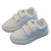 Pato Amarelo Sapatos Brancos Infantis Sapatos de Bebê Campus Tênis Esportivos Brancos para Meninos Tênis para Meninas do Jardim de Infância Sapatos Respiráveis