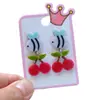 Brincos de Orelha Infantis Sem Furos, Brincos de Argola de Natal Desenho Animado Fofos para Meninas, Atacado de Joias, Brincos Não Perfurados para Meninas