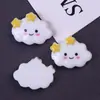 Nubes Arcoíris de Dibujos Animados Pegamento de Crema Accesorios de Resina DIY Aros para el Cabello Pasadores Accesorios para el Cabello Gomas para el Cabello Accesorios de Pinza Lateral