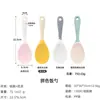 Espátula de silicone antiaderente de peça única espátula para refogar alta temperatura resistente conjunto de utensílios de cozinha domésticos espátula colher estilo nórdico leve atacado