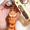 Novo Chaveiro Criativo do Garfield Anime Criativo Animal Fofo Figura Pingente Pequeno Presente Chaveiro Atacado