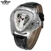 T-Winner/Victor 8081 Triángulo Hueco Reloj Mecánico Automático para Hombre Reloj Mecánico para Hombre Reloj para Hombre