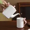 Taza de Cerámica Estilo Coreano con Lazo y Asa Irregular, Alto Valor Estético, Adecuada para Uso Doméstico, Taza de Desayuno, Taza de Cerámica, Artículo de Regalo