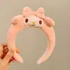 Linda Nueva Diadema de Dibujos Animados para Mujer, Diadema de Felpa para Lavarse la Cara y Aplicarse Mascarilla Facial, Accesorio para el Cabello Antideslizante