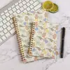 Caderno de Folhas Soltas Diário Personalizado Caderno de Estudante A5 Personalizado Pequeno Caderno Fresco com Espiral Personalizado