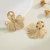 Brincos de Ouro Estilo Europeu e Americano Transfronteiriços Retro Ins Luxo Acessível Design de Nicho Moda Versátil Brincos Elegantes Brincos