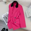 2026 Primavera/Outono Novo Design Estilo Coreano Temperamento Casual Acadêmico Patchwork Moda de Alto Padrão Versátil Blazer Suit Feminino