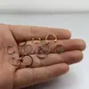 0.8mm de Grosor y Delgadez Varilla Acero Inoxidable Joyería para Piercing Anillo en C Anillo de Herradura Anillo Nasal Anillo Universal CBR Ceja Labio Uña 20g