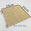 Fabricante de Origen Calidad Japonesa Bambú Piel Verde Seda Amarilla Rollo de Sushi Rollo de Porphyra Herramienta de Persiana para Sushi Casero
