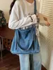 Bolsa de mezclilla tipo tote para mujer, modelo nuevo 2026, gran capacidad, versátil para ir al trabajo, bolsa cruzada, bolso grande para que los estudiantes lo usen en clase
