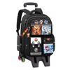 Maleta con Ruedas para Niños, Impermeable, Reduce la Carga y Duradera, Mochila Escolar con Ruedas de Gran Capacidad para Niños y Niñas, Sube Escaleras con Seis Ruedas