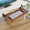 Bandeja para teclado para escritorio de computadora, bandeja extensible para teclado y mouse, tablero de extensión de escritorio, escritorio para juegos con longitud extendida
