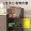 Estantería de cocina de pie multicapa, carrito móvil para almacenamiento de frutas y verduras, estantería para almacenamiento de snacks