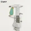 WT-P2127 Colgante de Piedra Centelleante Translúcida con Forma Geométrica Amatista Amazonita Chapado en Oro de 18k Accesorios de Joyería