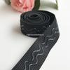 Cinturón elástico de nailon de 2.5 cm con silicona antideslizante, patrón de goteo de pegamento al por mayor, cintura elástica para pantalones de esquí