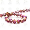 2/3/4/6/8mm K9 Transparente Hielo de Alta Calidad Doble Punta Imitación Swarovski Cuentas con Punta Superior Cuentas Rombo Brillantes Para Bisutería