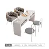 Conjunto de Mesa e Cadeira para Manicure Estilo Cream Preço Especial Econômico Simples e Duplo Acessível Luxo Popular Mesa de Manicure Ins Multifuncional