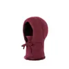 Gorro de Invierno con Capucha para Mujer para Personas de Mediana Edad y Mayores, Gorro de Punto de Terciopelo Plus para Mamá con Calentador de Cuello para Ciclismo, Gorro de Punto Cálido y a Prueba de Viento