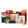 Bolsa de plástico para alimentos, personalizada, compuesta, sellada por ocho lados, independiente, con impresión de té, bolsa de aluminio con cremallera, logotipo personalizado