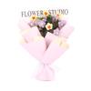 Exquisito ramo de peluche de flor de simulación 520 Día de las Madres juego de regalo de flor eterna para novias sosteniendo flores al por mayor