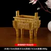 Ornamentação de Bronze Ding Sheng Qianqiu Incensário Ding de Quatro Lados Oferenda Doméstica Ding de Bronze Extra Grande de Chão Si Mu Wu Ding