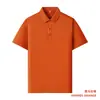 Camisa POLO masculina roupa de trabalho feita sob medida lyocell mercerizado verão antibacteriana gola de lapela manga curta camiseta camisa publicitária com estampa de logotipo