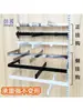Tienda de ropa colgador tubo cuadrado blanco y negro frontal tres trasero dos laterales ganchos colgadores superficie espejo principal acero inoxidable gancho para ropa de 4 agujeros 5 agujeros