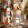 Xinmo Yuanye Capítulo Serie de Pegatinas Estilo Europeo Retro Pegatinas para Material de Diario Pegatinas de Mariposas Decoración