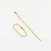 Cadenas de cuentas en stock para venta al por mayor, cadenas de cuentas de onda plateadas, cadenas de etiquetas, accesorios de colgantes, cadenas colgantes, cadenas para llaveros, cadenas para manualidades