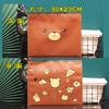 Empaque de Leggings Coreanos Medias Coreanas Pantalones de Cuero Bolsa con Cremallera Pantalones de Cuero No Tejidos Pantalones Ajustados Camiseta Espalda Bonita