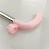 Cabo de pá de lixo de plástico pode ser pendurado clipe de vassoura esfregão espessado antiderrapante acessórios de pá de lixo Cabo de balde de tubo 19