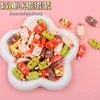 Platos de Juguete de Comida en Miniatura Accesorios de Resina para Bricolaje Pegamento de Crema Juego de Imitación Imanes para Refrigerador Materiales Platos de Juguete de Comida en Miniatura