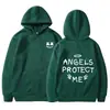 Amazon Cross-Border Outono e Inverno Masculino e Feminino Mesmo Estilo Moletom com Capuz Estampado Carta Casual Solto Top Jaqueta Novo Estilo