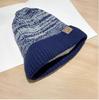 Gorro de lana para hombre, estilo coreano, cálido, de moda, para otoño e invierno, estilo japonés, con forro polar y protección para las orejas, para mujer