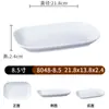 Pratos de Mesa Brancos Imitando Porcelana em Melamina, Pratos para Buffet Comercial, Louças Espessadas Específicas para Restaurantes, Tigelas, Pratos, Copos e Colheres Imitando Porcelana