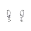 Pendientes Redondos de Perlas Estilo Coreano para Mujer, Celebridad de Internet, Pendientes Geométricos Ins Elegantes y Simples para el Otoño e Invierno, Accesorios de Moda al por Mayor